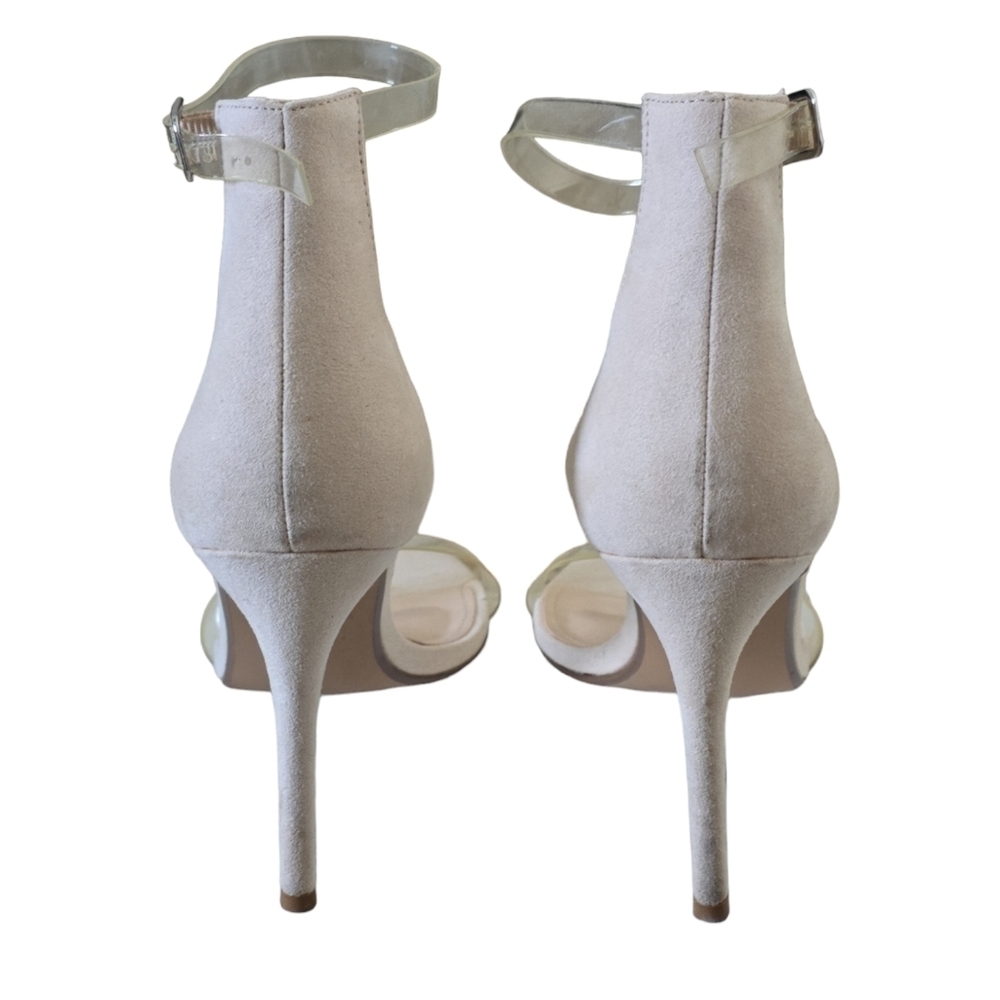 Nude Barely There Heels - Picture 3 of 3